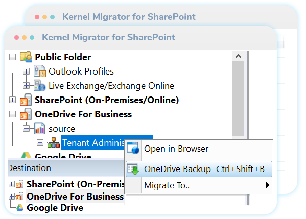 Migrar datos de SharePoint al sistema de archivos