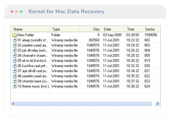 Kernel for Mac Data Recovery