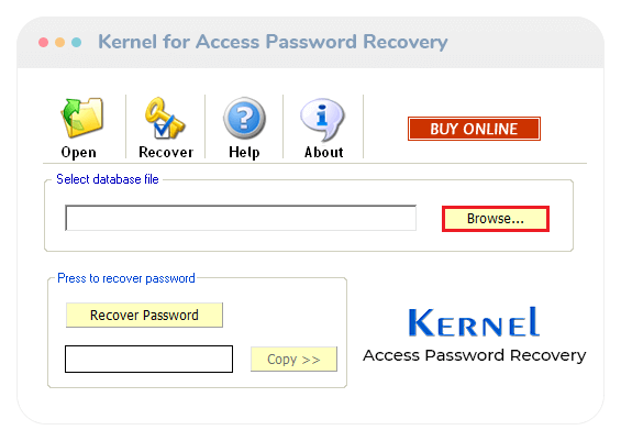 Kernel for Access Password Recovery