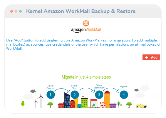 Kernel Amazon WorkMail Backup & Restore