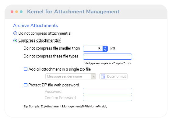 attachment management thumb