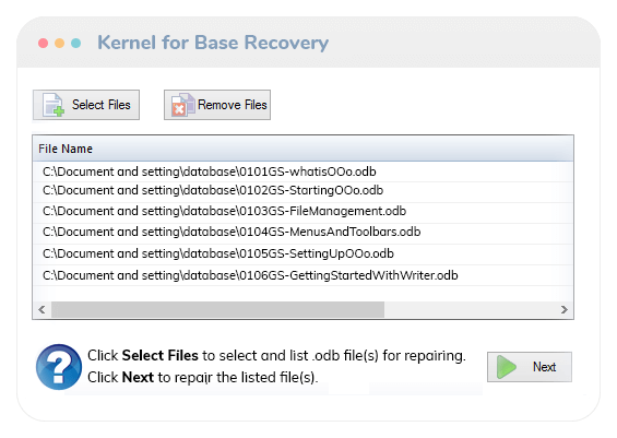 Kernel for Base Recovery