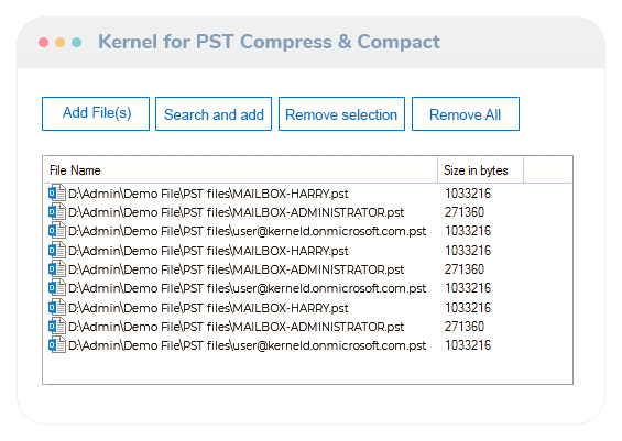 PST Compress and Compact video