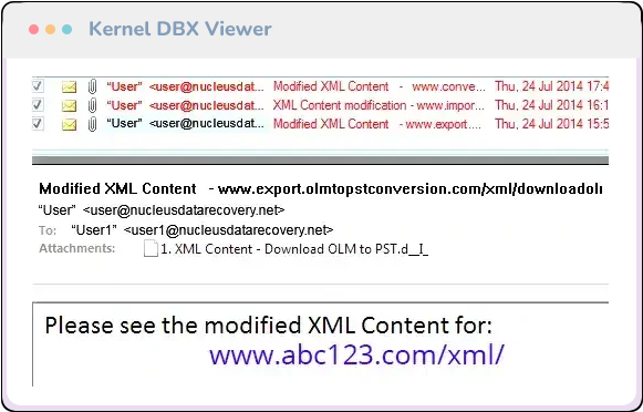 Kernel DBX Viewer