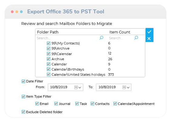 Video Kernel Export Office 365 to PST
