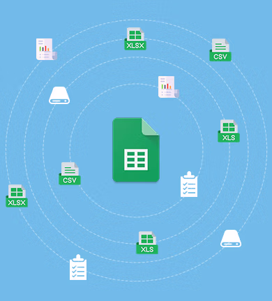 Kernel Google sheet export infographics