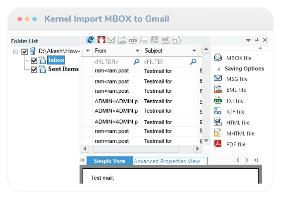 export gmail emails mbox