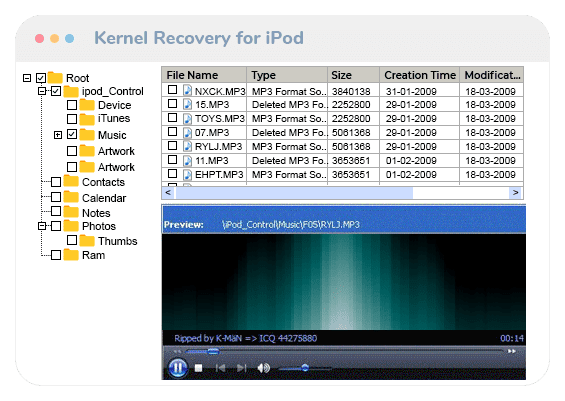 Kernel Recovery for iPod