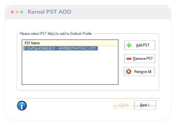 kernel pst add thumb