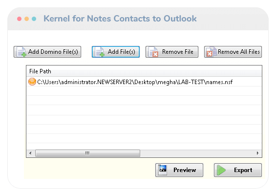 Kernel for Notes Contacts to Outlook Video thumb