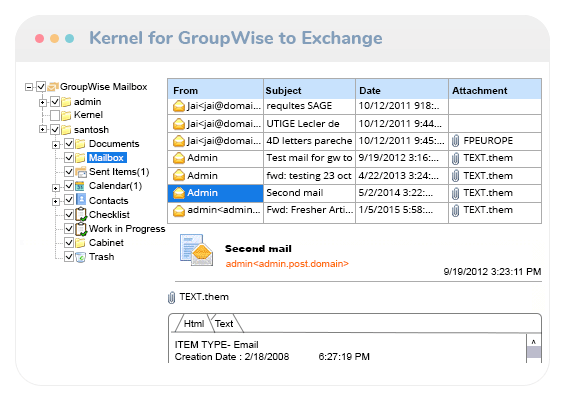 Kernel Office 365 Migrator for GroupWise