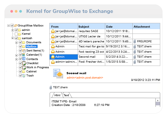 Kernel for GroupWise to Exchange Video Thumb