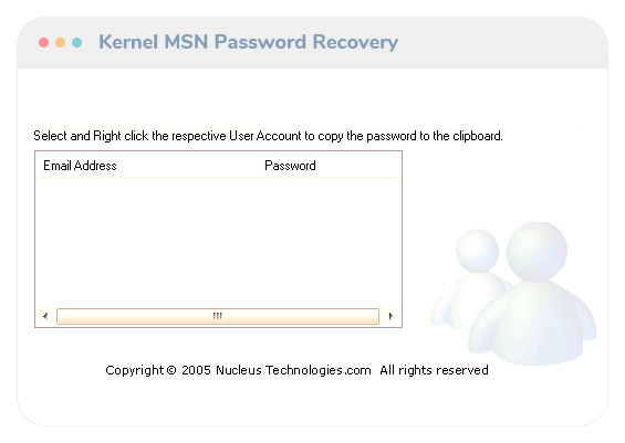 Kernel for Hotmail MSN Password Recovery