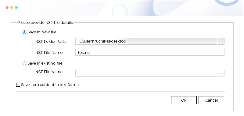 Kernel for DBX to NSF video