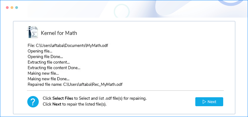 Kernel for Math Recovery video
