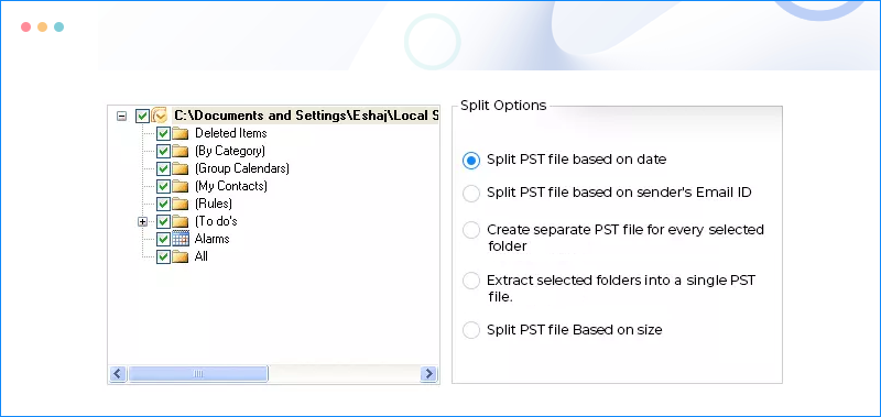 Kernel for PST Split Thumb