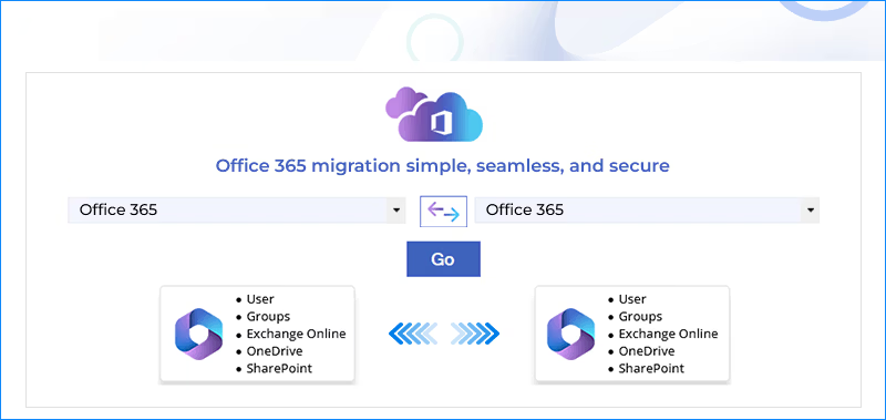 Kernel Office 365 Migration Welcome Screen