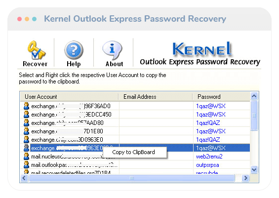 Outlook Express password recovery video