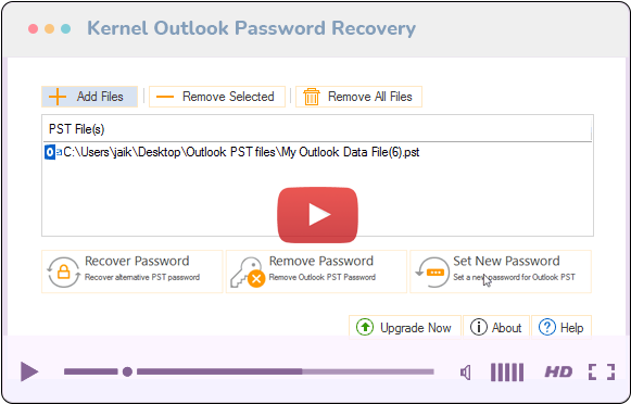 Outlook Password video