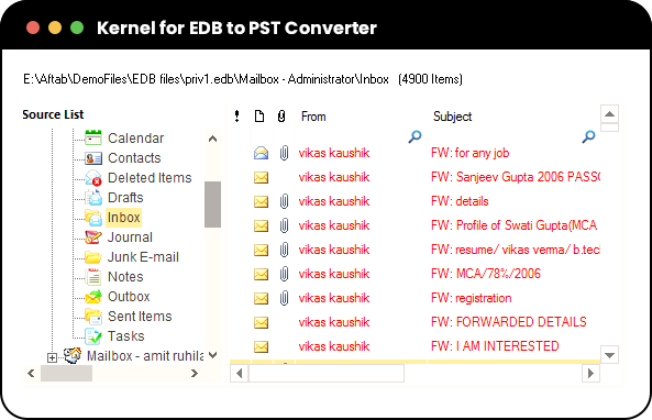 Kernel for EDB to PST Converter thumb