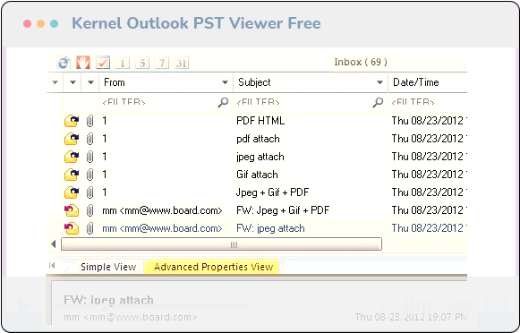 Kernel PST Viewer