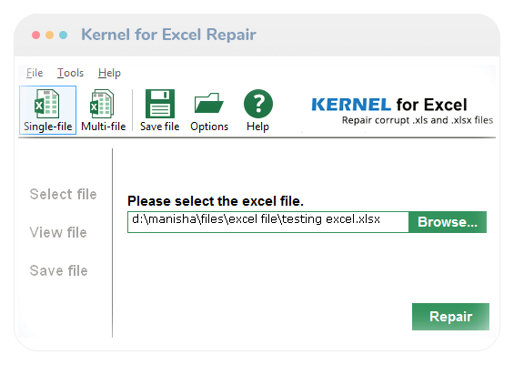Excel repair tool video