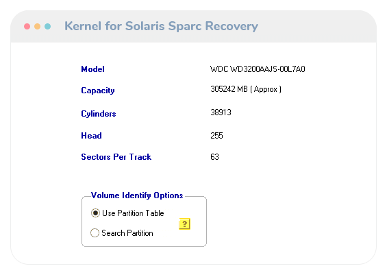 Kernel for Solaris Sparc Recovery 