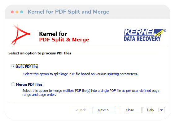 Kernel for PDF Split and Merge