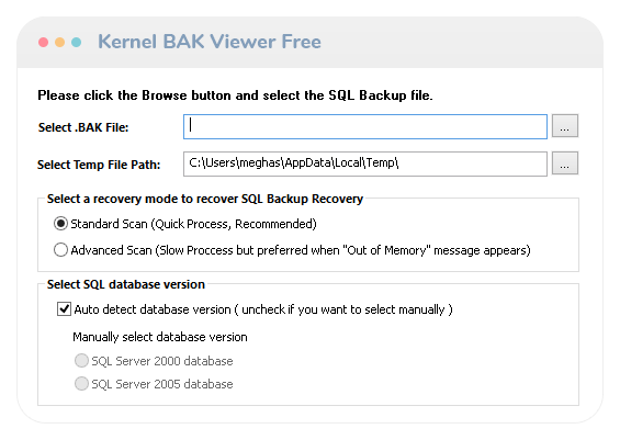 SQL BAK viewer thumb