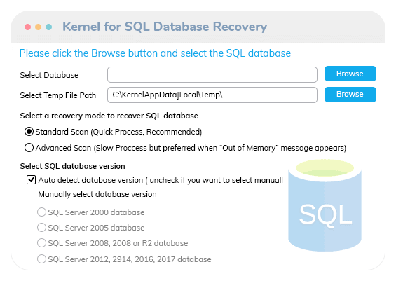 SQL Recovery software video