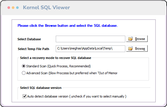 Kernel SQL Viewer