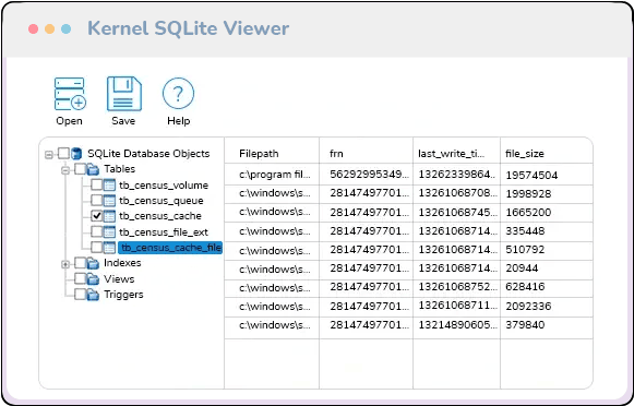 Kernel SQLite Viewer
