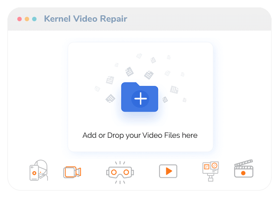 Voeg videobestanden toe om te repareren