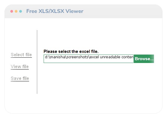 Kernel XLS/XLSX Viewer