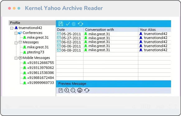 Kernel Yahoo Archive Reader