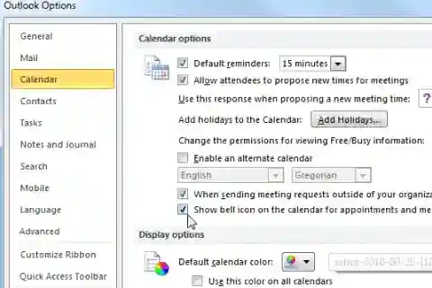 Go to Calendar