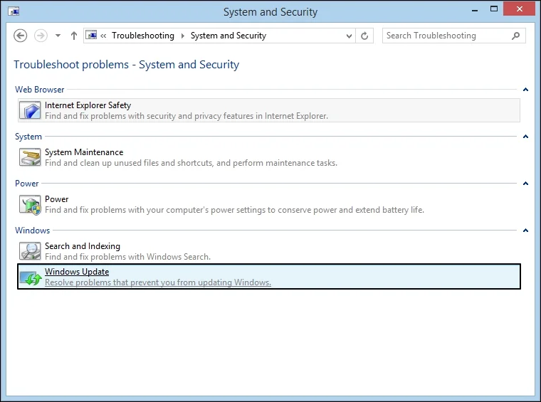 Windows update