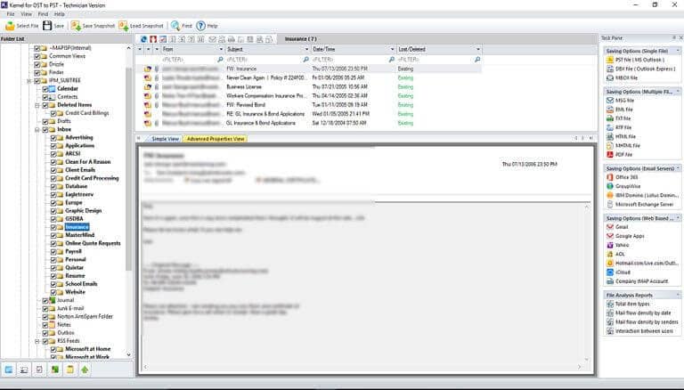 OST to PST converter