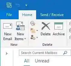 Click on File tab