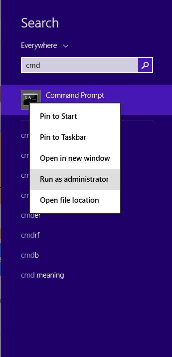 command prompt