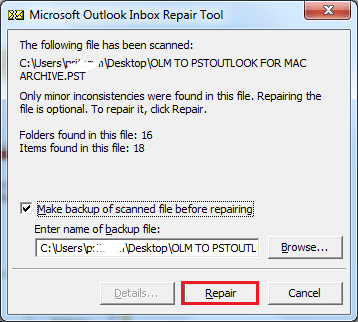 Click repair