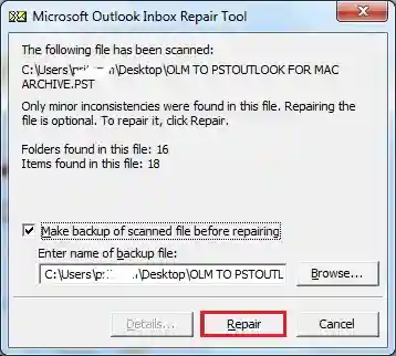 Click repair
