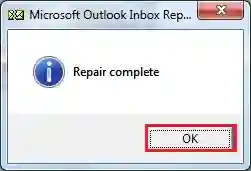 Repair complete