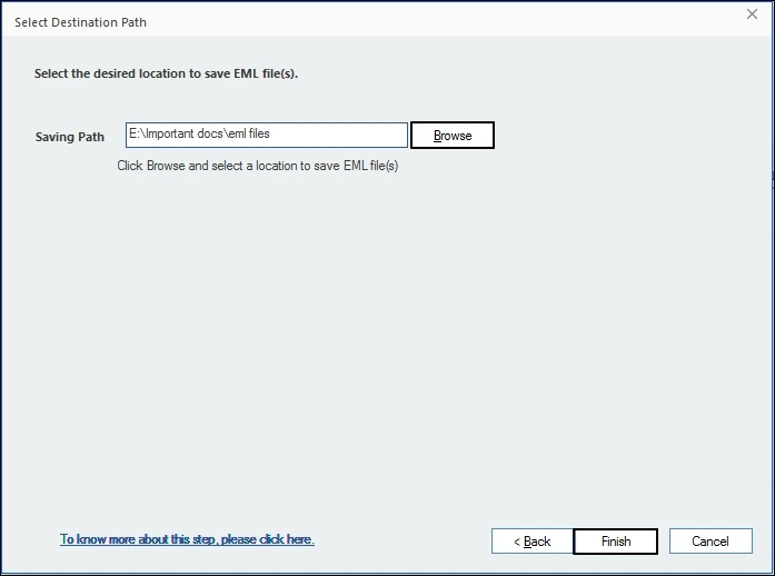 OLM to EML Conversion Completed