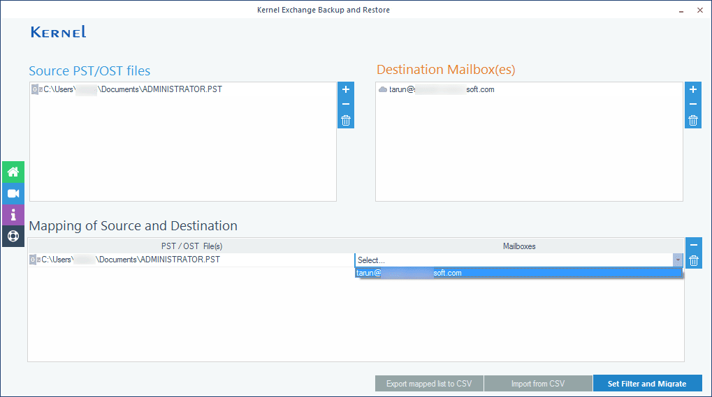 Exchange credentials