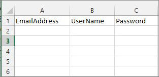 Enter credentials like email address, username, and password