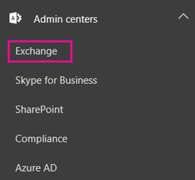 Office 365 admin center