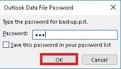 Backup file is ready