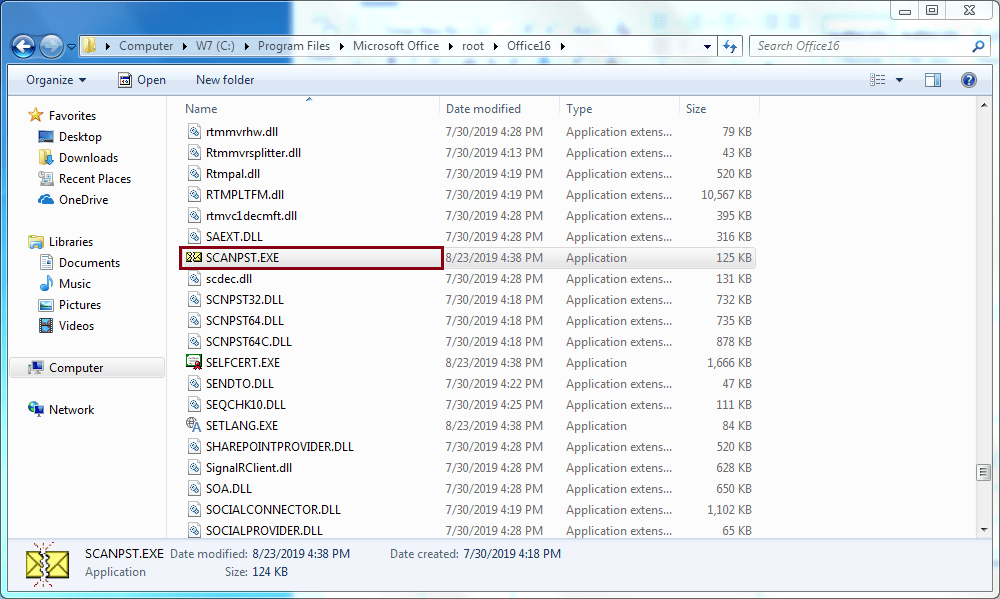 How to Locate Scanpst in Different Versions of Windows OS?