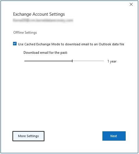 Click on More Settings options